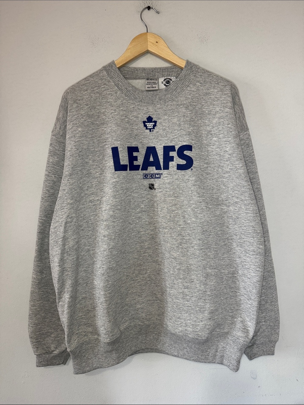 Vintage Toronto Maple Leafs Crewneck / Large / NHL / CCM